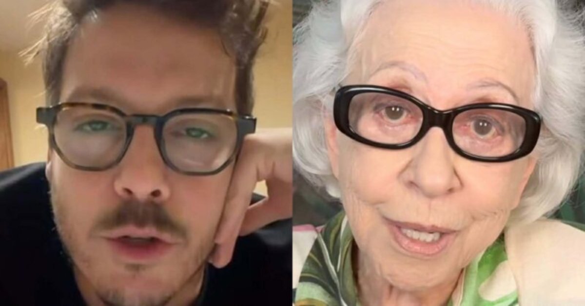 Fernanda Montenegro leva vacuo de Fabio Porchat apos surpreende lo com