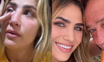 Filha de Leonardo aparece aos prantos em video e expoe