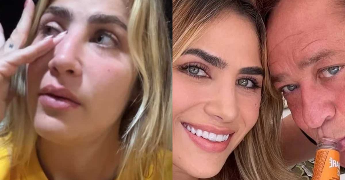 Filha de Leonardo aparece aos prantos em video e