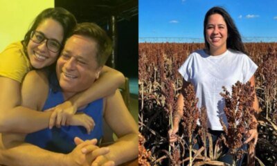 Filha de Leonardo atende pedidos e mostra foto rara da