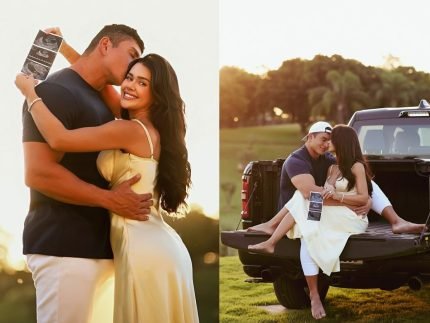 Franciny Ehlke anuncia primeira gravidez com marido bilionario