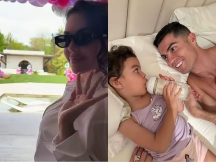 Georgina Rodriguez exibe festa da filha com CR7 em mansao