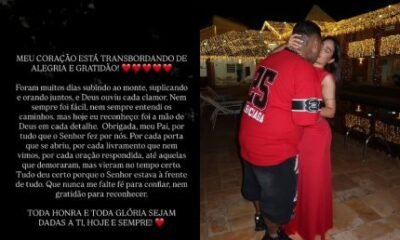 Giovanna Roque esposa de MC Ryan SP celebra liberdade do