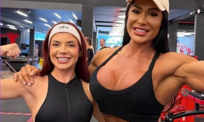 Gkay e Gracyanne se encontram na academia e compartilham.webp