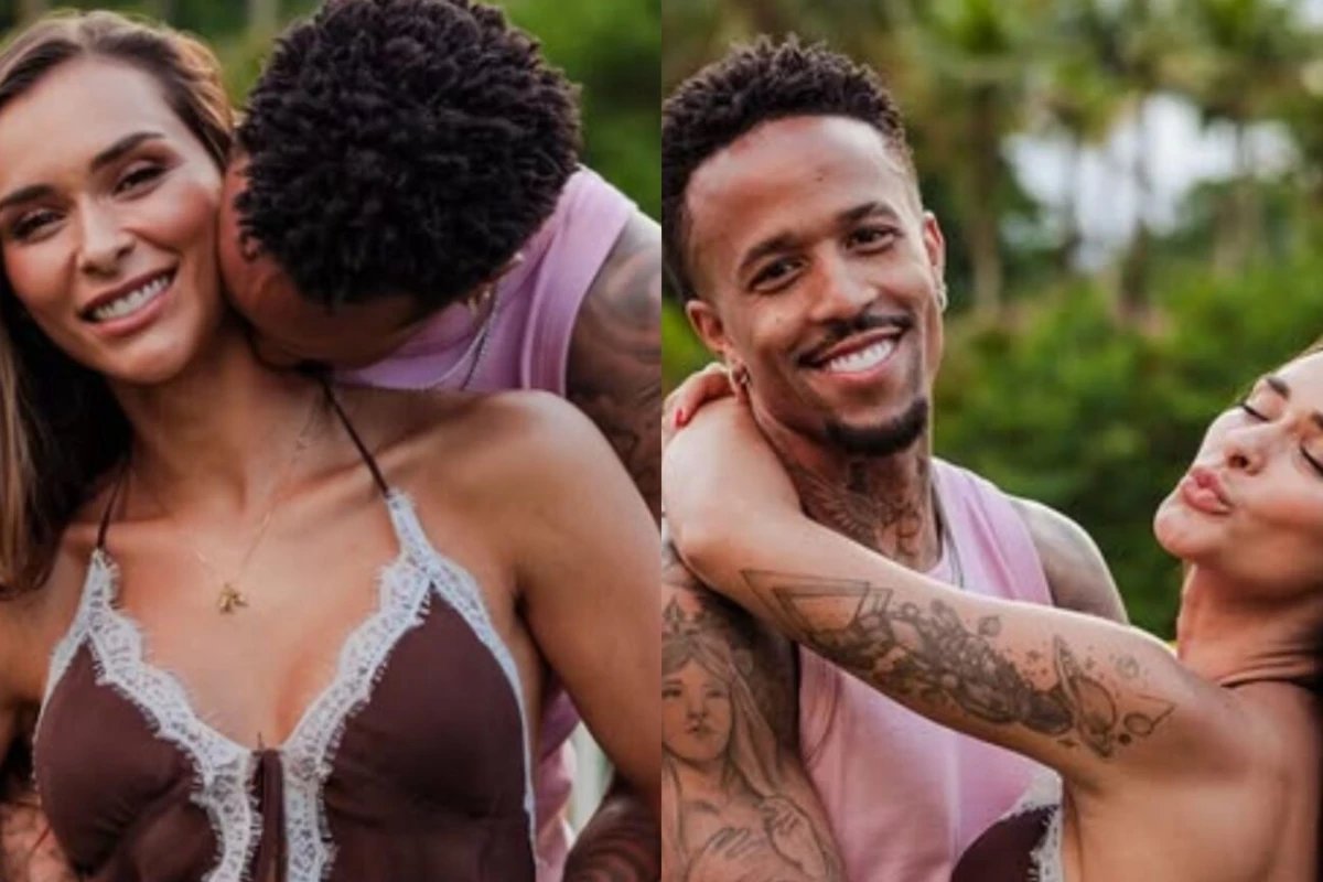 Gravida Taina Militao planeja descobrir sexo do bebe ao lado