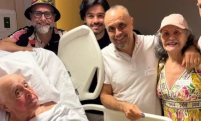 Hospitalizado Mauro Mendonca celebra 95 anos com a familia.webp