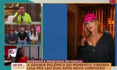 Leo Dias briga feio com apresentadora durante o Melhor da
