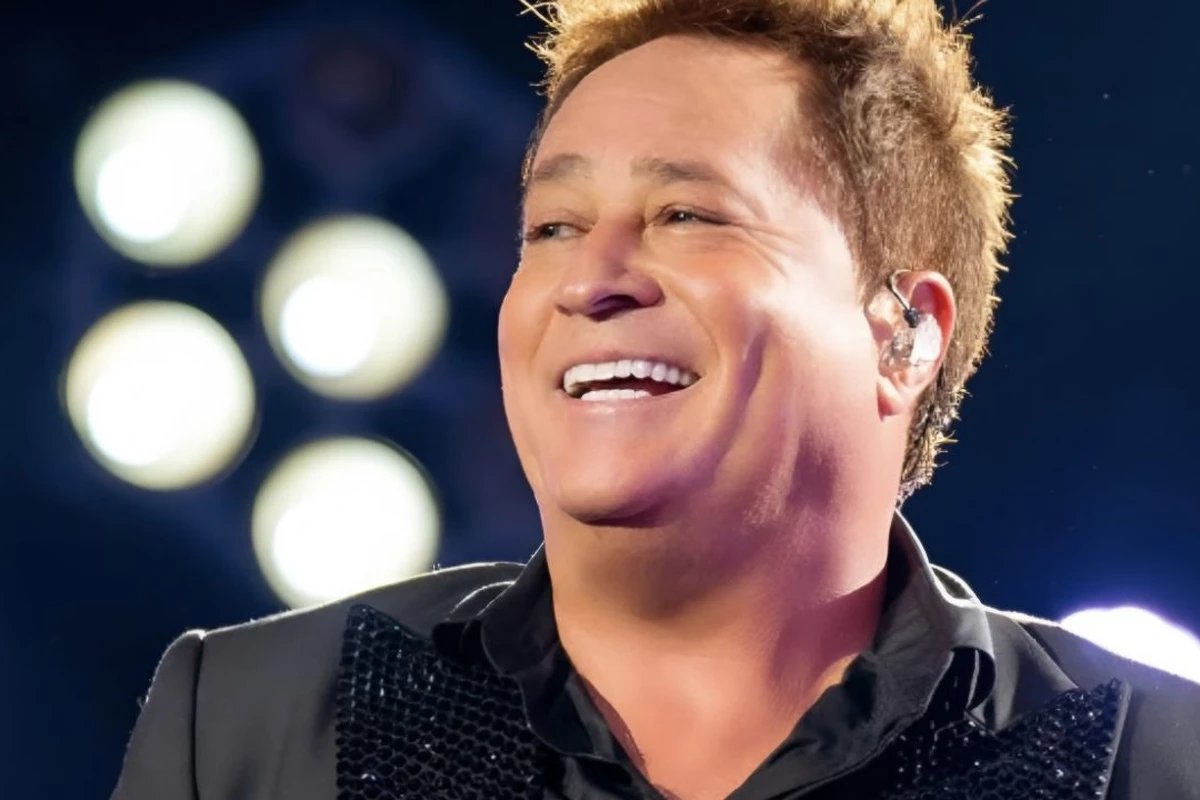 Leonardo aparece com olho roxo apos acidente em pescaria e