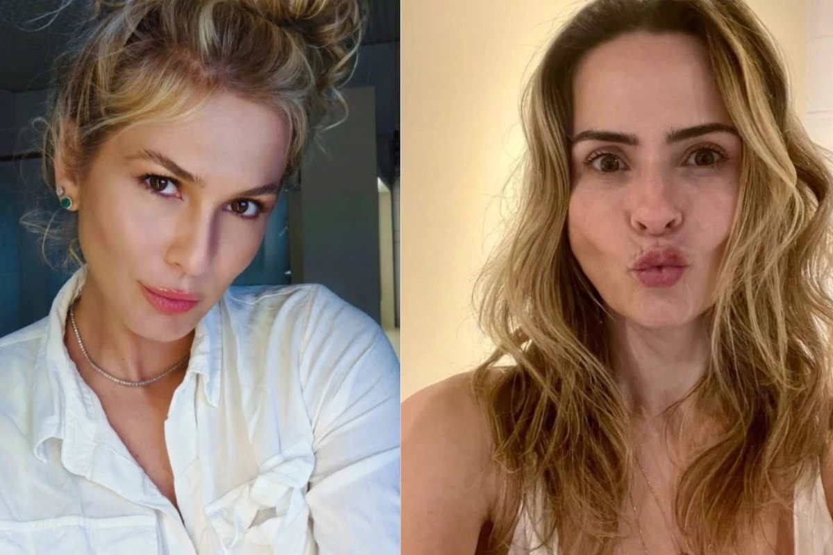 Livia Andrade reage a climao com Ana Paula no Domingao