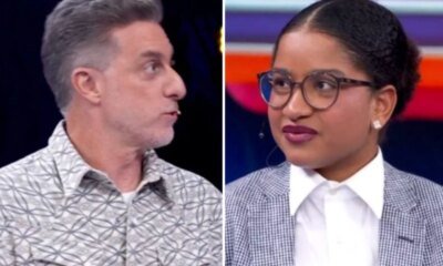 Luciano Huck deixa Milena sem graca apos comentario ao vivo