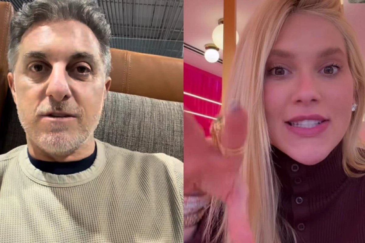 Luciano Huck ‘pede socorro a Virginia Fonseca antes de viajar