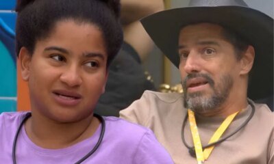 Milena parte pra cima de Cowboy em festa situacao sai