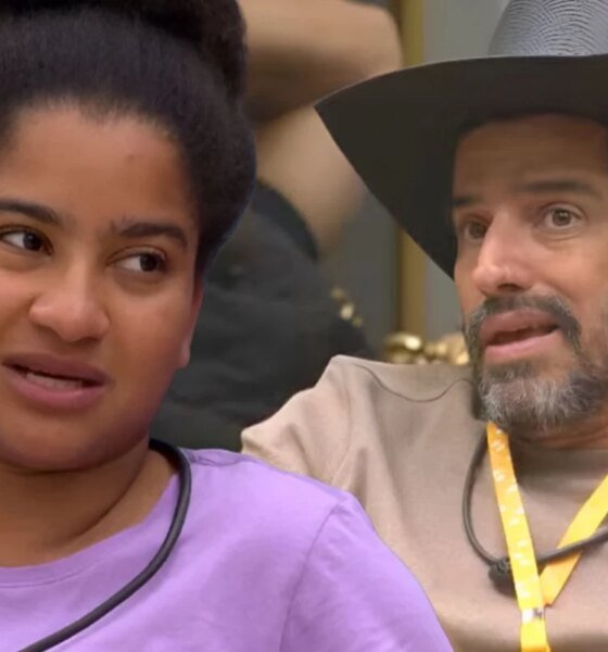 Milena parte pra cima de Cowboy em festa situacao sai