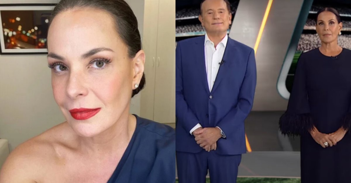 Momento de tensao envolvendo Carolina Ferraz e Roberto Cabrini aconteceu