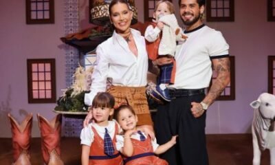 O parabens veio Ze Felipe faz homenagem a Virginia no