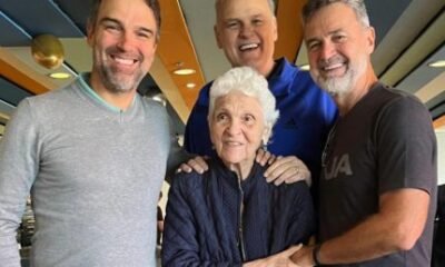 Oscar Schmidt e Tadeu Schmidt irmaos separados pela carreira unidos