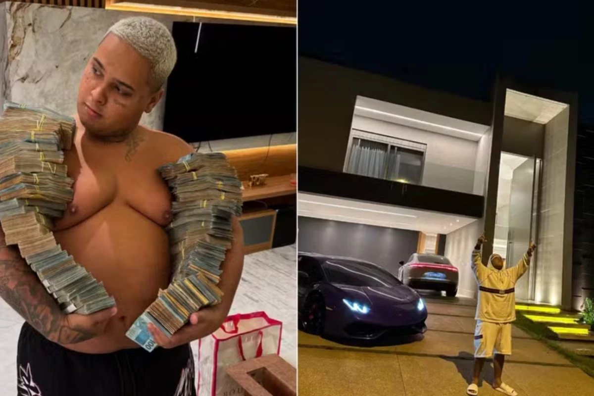 Ostentacao sem freio MC Ryan SP revela fortuna milionaria e