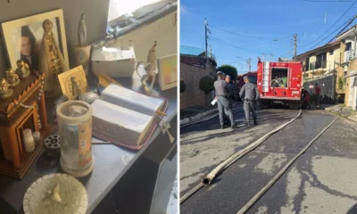 Pai de MC Gui mostra biblia intacta apos incendio.webp