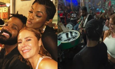 Paolla Oliveira e Erika Januza curtem roda de samba.webp