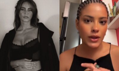 Paolla Oliveira posta foto de lingerie e comentario da atriz