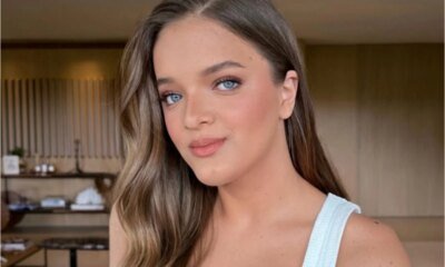 Rafaella Justus surge com novo visual apos plastica e detalhe