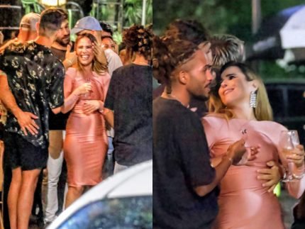 Romance no ar Wanessa Camargo e flagrada com o modelo