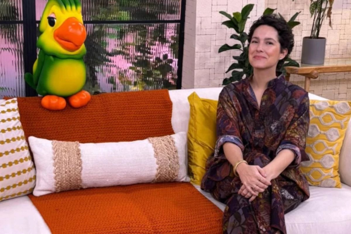 Roupa de Cecilia Malan no Mais Voce da o que