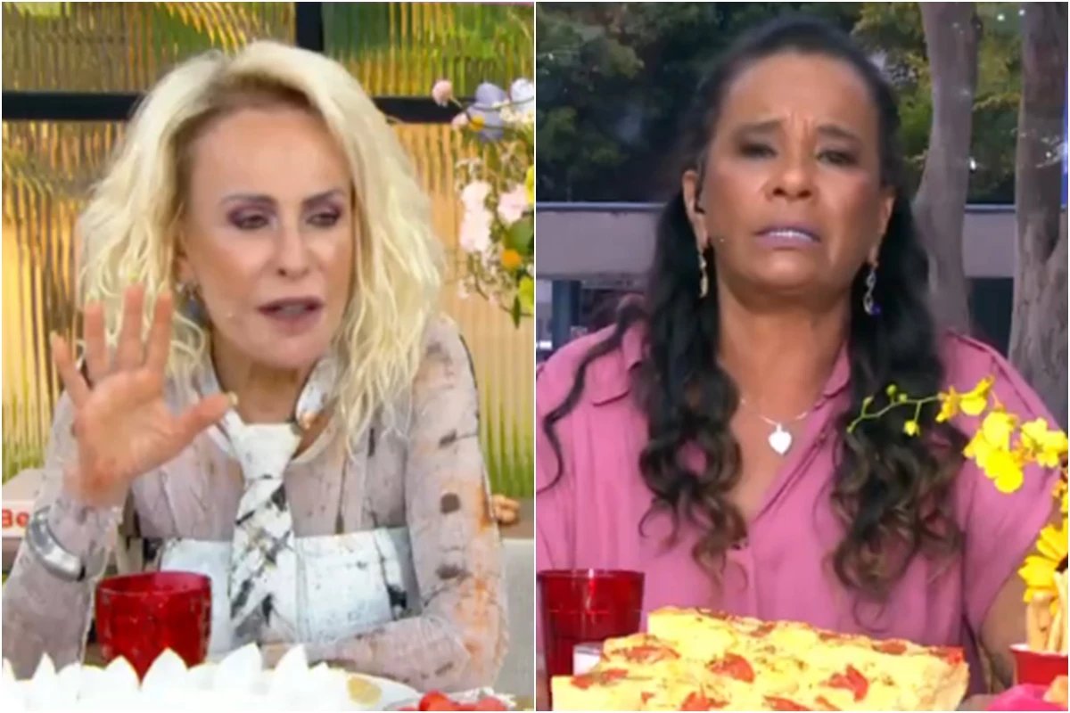 Solange Couto se desespera ao vivo no Mais Voce e