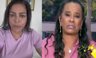 Solange Couto se emociona com recado de amiga de 22