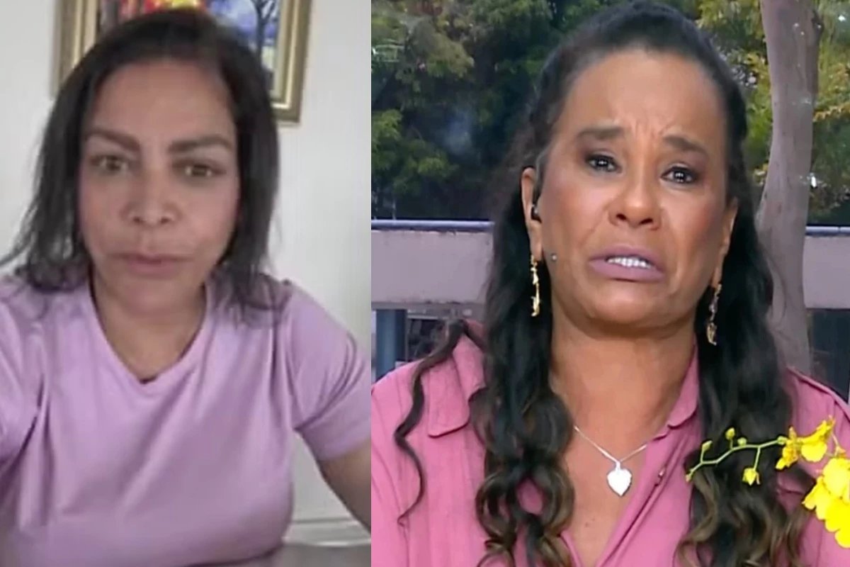 Solange Couto se emociona com recado de amiga de 22