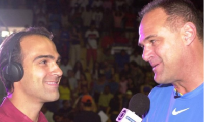 Tadeu Schmidt irmao de Oscar presta homenagem a lenda do