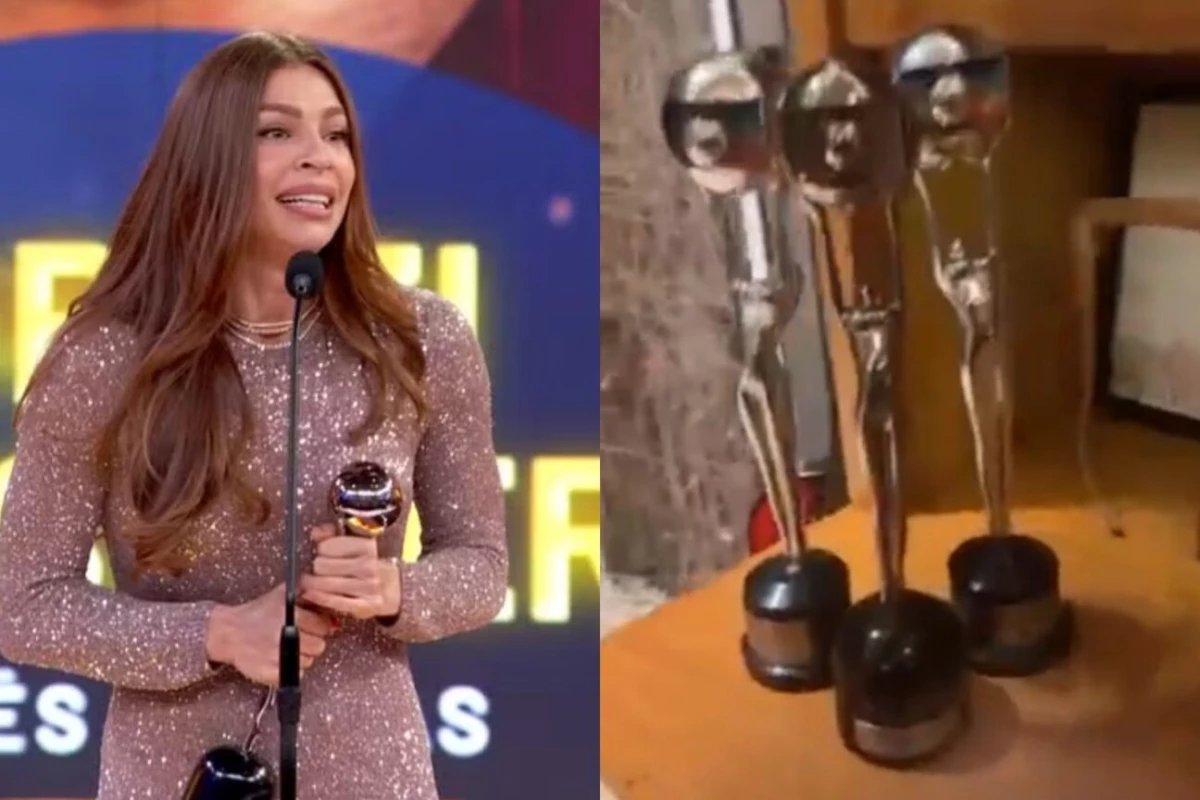 Video Grazi Massafera celebra 3o trofeu no Melhores do Ano