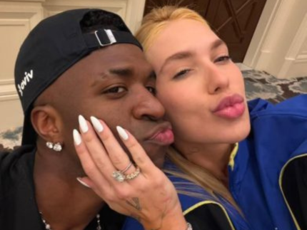 Virginia ganha apoio de Vini Jr apos ataque de Luana