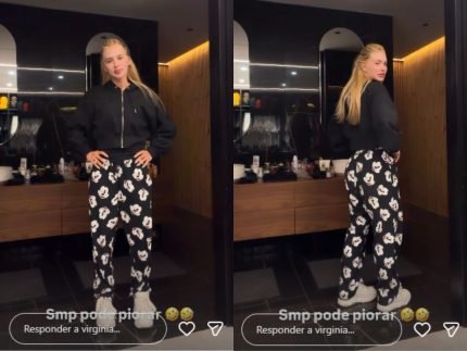 Visual casual de Virginia vira alvo de comentario de Vini