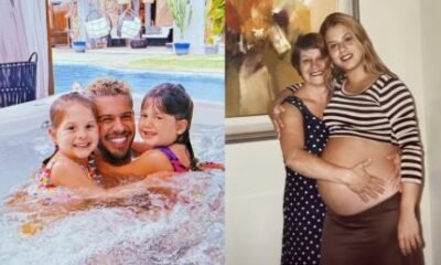 Web aponta semelhanca entre Maria Flor filha de Ze Felipe