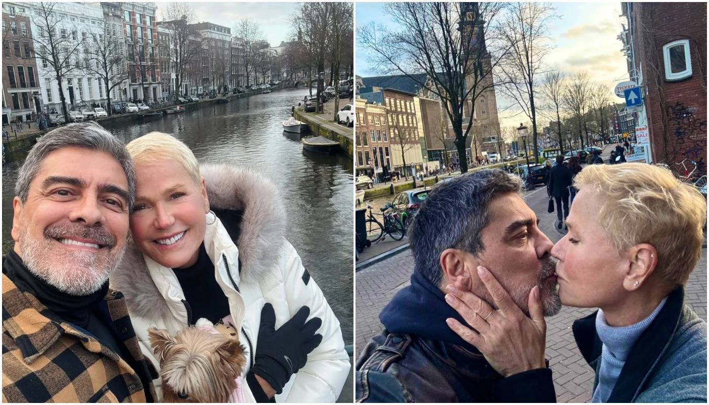 Xuxa posa na Holanda ao lado do marido Junno.webp