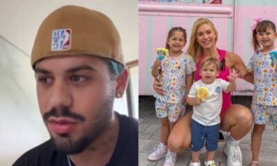 Ze Felipe revela como funciona a guarda dos filhos com