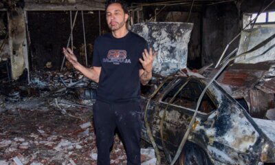 ‘A casa inteira queimou diz pai de MC Gui ao