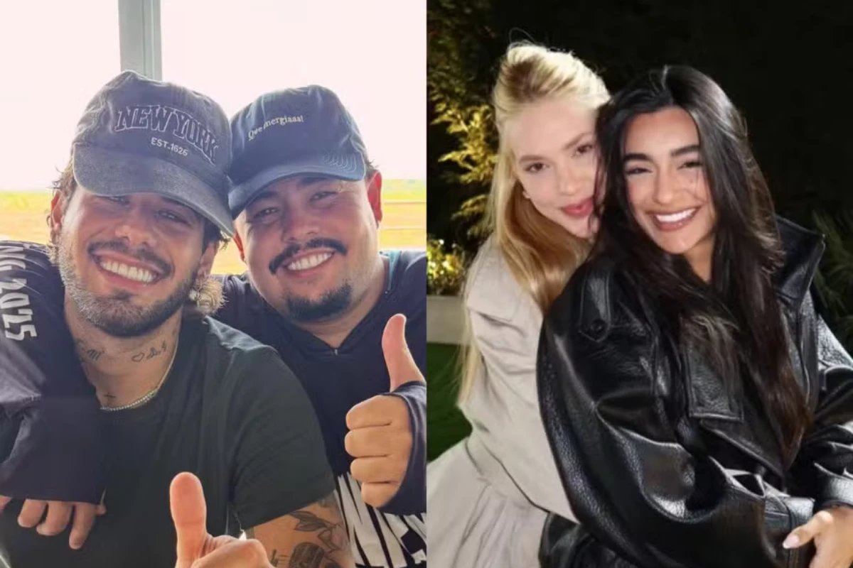 Amigo de Ze Felipe mostra tela do carro sem querer