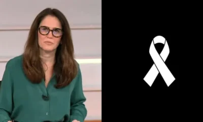 Ana Luiza interrompe JN para anunciar morte de jornalista.webp