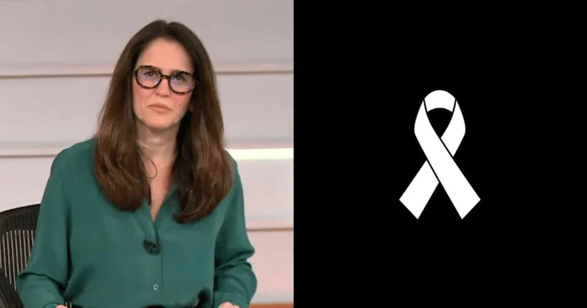 Ana Luiza interrompe JN para anunciar morte de jornalista.webp