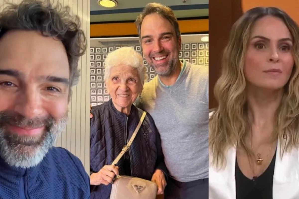 Ana Paula Renault presta homenagem a Tadeu Schmidt apos morte