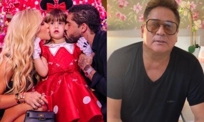 Apos faltar a festa da neta Leonardo faz publicacao em