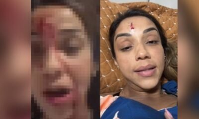 Apos ser acusado de agressao por cantora baterista diz estar