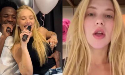 Apos video romantico de Vinicius Junior Virginia Fonseca surge desabafando
