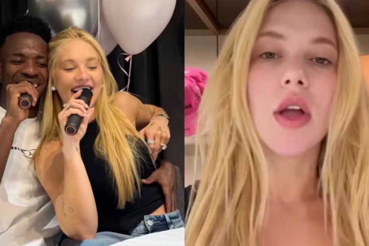 Apos video romantico de Vinicius Junior Virginia Fonseca surge desabafando