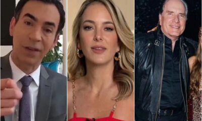 Cesar Tralli se manifesta apos ocorrido entre ele e Roberto