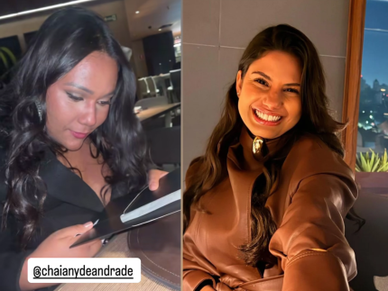 Chaiany janta com Gabi e se choca com o valor