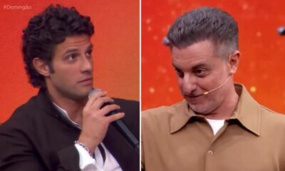 Chay Suede nao gostou nada dessa atitude de Luciano Huck