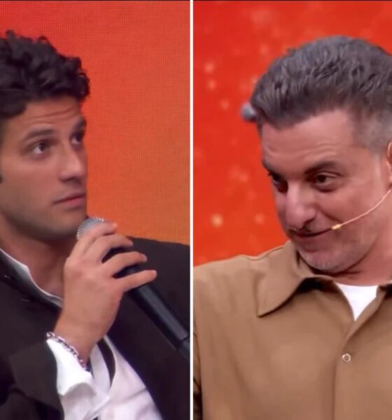 Chay Suede nao gostou nada dessa atitude de Luciano Huck